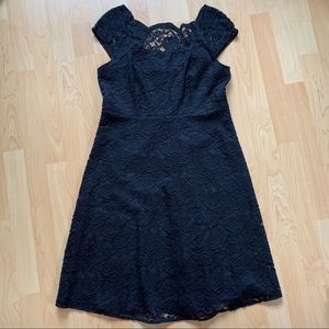 New Black M&S Laced Dress Size 10